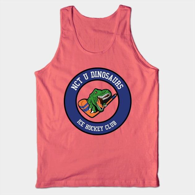 NCT's DINOSAUR HOCKEY CLUB LOGO - 90'S LOVE (NCT) Tank Top by Duckieshop